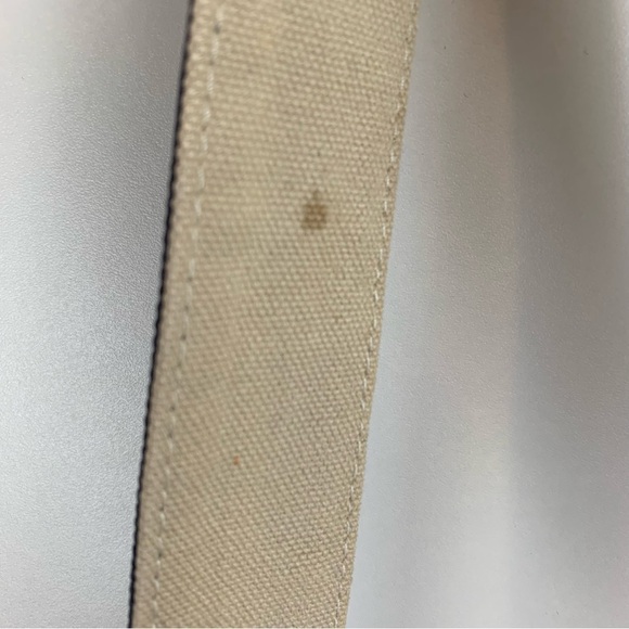 Walt Disney World Canvas Tote Shoulder Beach Bag Blue Beige Mickey 1971 Retro - Picture 7 of 11